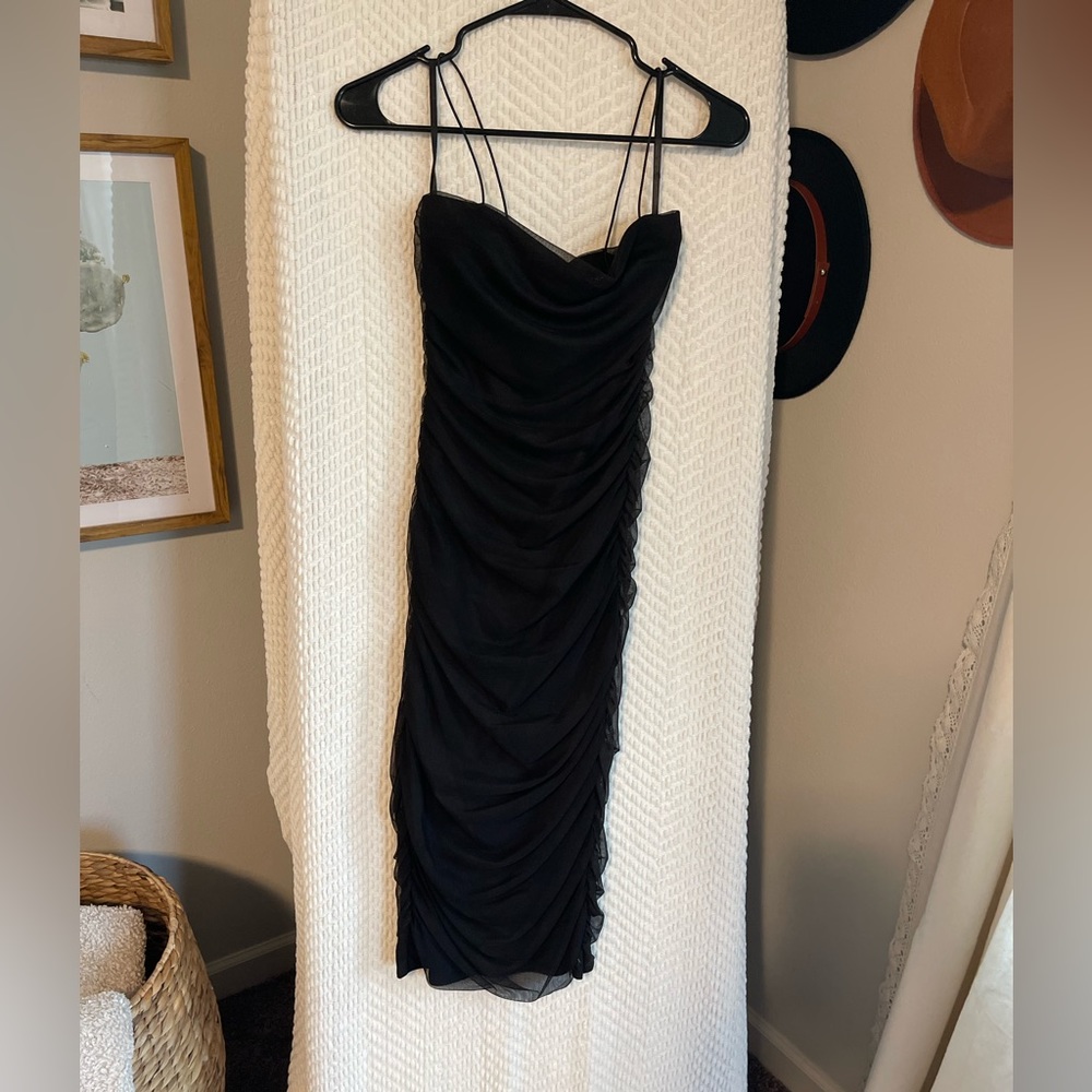 B Darlin Black bodycon party dress